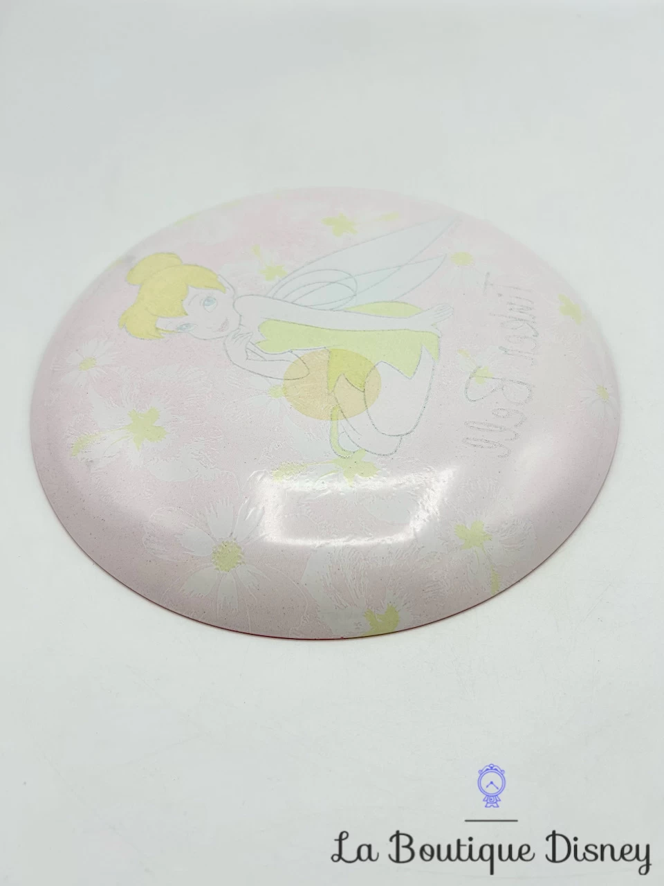 Assiette La Fée Clochette Tinker Bell Disney Verre Rose 3 Assiette La Fée Clochette Tinker Bell Disney Verre Rose – Image 2