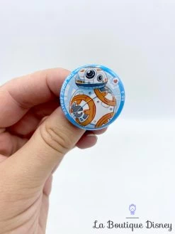 Disney Badge BB8 Droïde Star Wars The Force Awaken Robot Blanc Orange