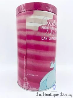 Boite Métal Cendrillon Disney La Bolata Rose Cinderella Shoes Can Change Your Life -Disney boite metal cendrillon rose disney la bolata cinderella shoes rose ronde ovale 3