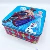 Boite Métal La Reine Des Neiges Disney Frozen ZD Trading Carré Bleu Rose -Disney boite metal la reine des neiges zd trading disney bleu rose anna elsa olaf sven kristoff 4