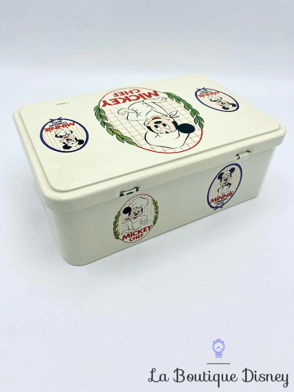 Boite Métal Mickey Chef Disney Massilly Vintage Cuisinier Cordon Bleu 6 Boite Métal Mickey Chef Disney Massilly Vintage Cuisinier Cordon Bleu – Image 4