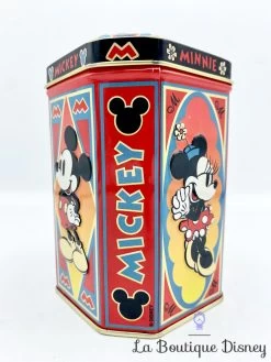 Boite Métal Mickey Minnie Mouse Disney Vintage Rouge 12 Boite Métal Mickey Minnie Mouse Disney Vintage Rouge -Disney boite metal mickey minnie disney vintage rouge noir 2