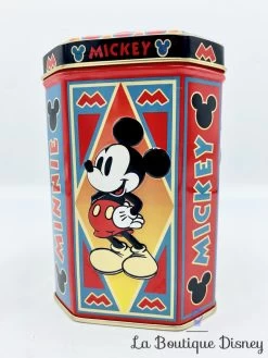 Boite Métal Mickey Minnie Mouse Disney Vintage Rouge 11 Boite Métal Mickey Minnie Mouse Disney Vintage Rouge -Disney boite metal mickey minnie disney vintage rouge noir 4