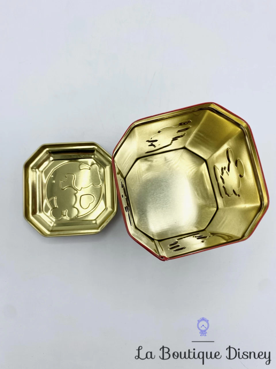 Boite Métal Mickey Minnie Mouse Disney Vintage Rouge 8 Boite Métal Mickey Minnie Mouse Disney Vintage Rouge – Image 6