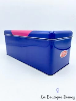 Boite Métal Mickey Mouse Disney Delacre Rectangulaire Biscuits Gâteaux Bleu -Disney boite metal mickey mouse bleu rose disney delacre 2