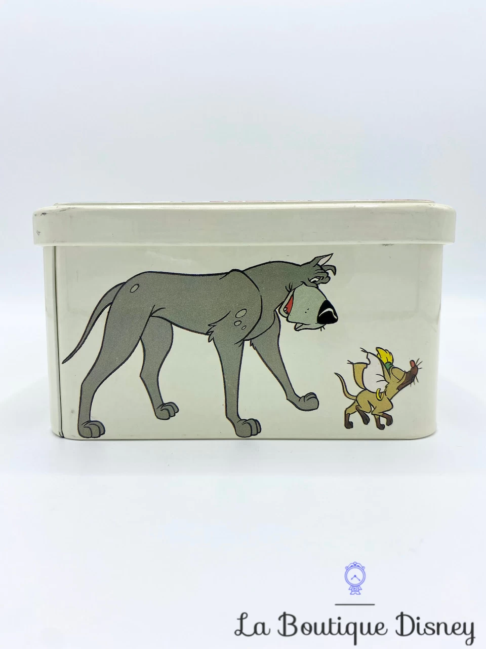 Boite Métal Oliver Et Compagnie Disney La Trinitaine Gâteaux Biscuits Chat Orange Vintage 6 Boite Métal Oliver Et Compagnie Disney La Trinitaine Gâteaux Biscuits Chat Orange Vintage – Image 4