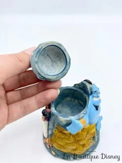 Boite Résine Aladdin Disney Vintage Grotte Génie Abu 14 Boite Résine Aladdin Disney Vintage Grotte Génie Abu -Disney boite resine aladdin genie tresor grotte disney box vintage dent 5