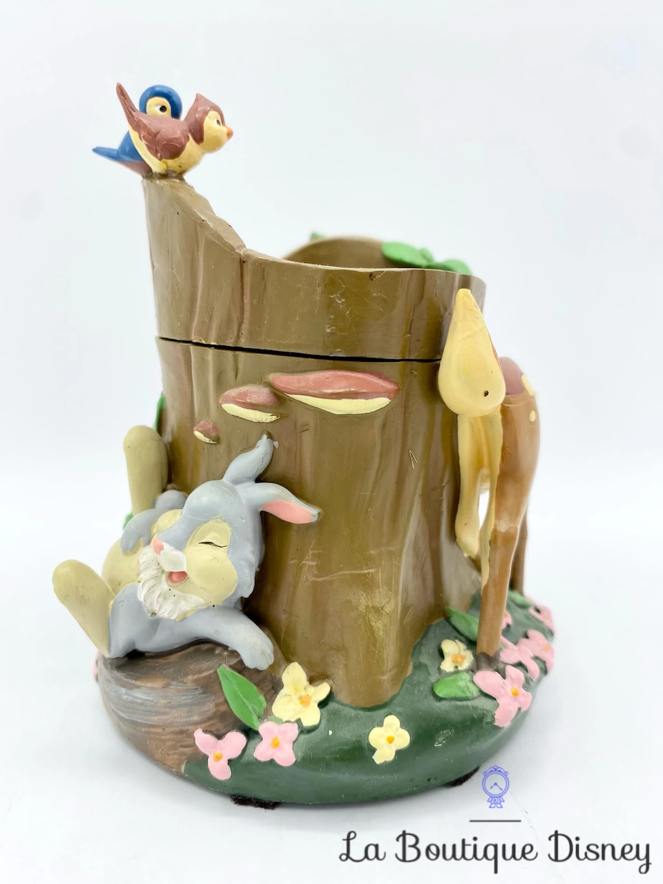 Boite Résine Bambi Disney Vintage Tronc Arbre Fleur Panpan 6 Boite Résine Bambi Disney Vintage Tronc Arbre Fleur Panpan – Image 4