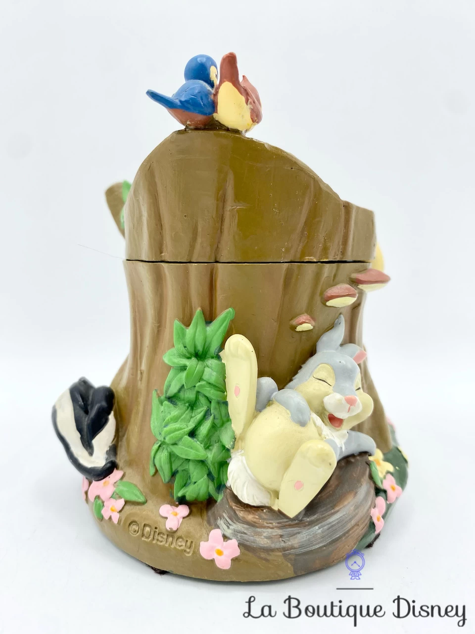 Boite Résine Bambi Disney Vintage Tronc Arbre Fleur Panpan 4 Boite Résine Bambi Disney Vintage Tronc Arbre Fleur Panpan – Image 2