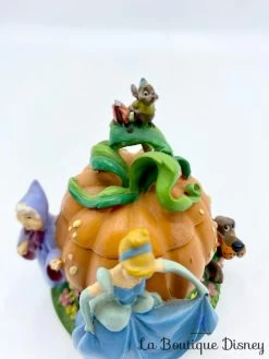 Boite Résine Cendrillon Disney Vintage Citrouille Fée Marraine Pataud -Disney boite resine cendrillon citrouille disney box vintage dent 2