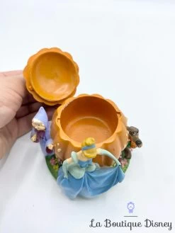 Boite Résine Cendrillon Disney Vintage Citrouille Fée Marraine Pataud -Disney boite resine cendrillon citrouille disney box vintage dent 6