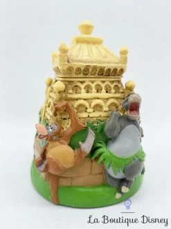 Boite Résine Le Livre De La Jungle Disney Vintage Palais Temple Mowgli Singes Baloo Bagheera -Disney boite resine le livre de la jungle disney box vintage dent 1