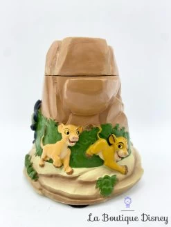 Boite Résine Le Roi Lion Disney Vintage Rocher Simba Nala Hyènes