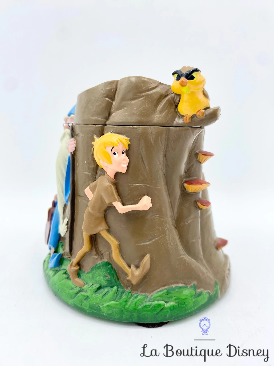 Boite Résine Merlin L'enchanteur Disney Vintage Tronc Arbre Arthur Loup Archimède 4 Boite Résine Merlin L'enchanteur Disney Vintage Tronc Arbre Arthur Loup Archimède – Image 2