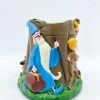 Boite Résine Merlin L'enchanteur Disney Vintage Tronc Arbre Arthur Loup Archimède -Disney boite resine merlin enchanteur arbre disney box vintage dent 2