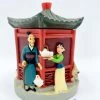Boite Résine Mulan Disney Vintage Temple Fa Zhou Petit Frère -Disney boite resine mulan palais disney box vintage dent 0