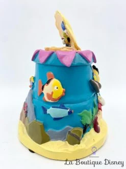 Boite Résine Pinocchio Disney Vintage Mer Océan Jiminy Cricket Poissons -Disney boite resine pinocchio ocean mer disney box vintage dent 3