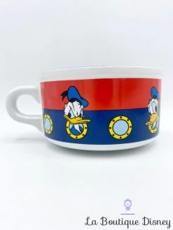 Bol Donald Duck Disney Mug Tasse Hublot Bleu Rouge Canard