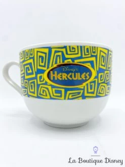 Bol Mégara Hercules Disney's CIPA Italy Vintage Tasse Mug Blanc Jaune Bleu -Disney bol megera hercules disney mug cipa italy vintage 1