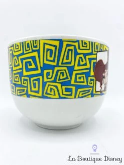 Bol Mégara Hercules Disney's CIPA Italy Vintage Tasse Mug Blanc Jaune Bleu -Disney bol megera hercules disney mug cipa italy vintage 2