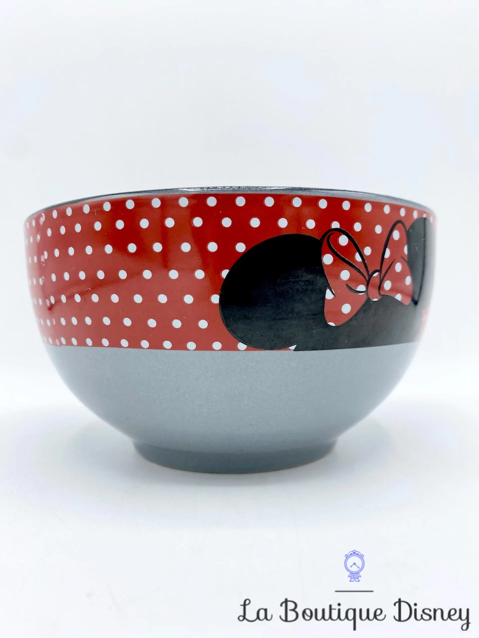 Bol Minnie Mouse Pois Disney Mug Gris Rouge Noir 4 Bol Minnie Mouse Pois Disney Mug Gris Rouge Noir – Image 2
