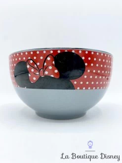 Bol Minnie Mouse Pois Disney Mug Gris Rouge Noir