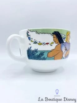 Bol Pocahontas Disney Vintage Tasse Mug John Smith Kocoum Meeko Indien Pirogue Rivière Vent -Disney bol pocahontas disney vintage arcopal meeko barque john smith indien 3