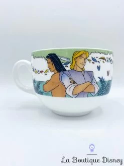 Bol Pocahontas Disney Vintage Tasse Mug John Smith Kocoum Meeko Indien Pirogue Rivière Vent -Disney bol pocahontas disney vintage arcopal meeko barque john smith indien 4