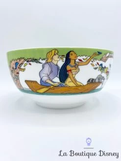 Bol Pocahontas John Smith Disney Vintage Tasse Mug Meeko Indien Pirogue Rivière Vent -Disney bol pocahontas disney vintage barque bateau john smith 3