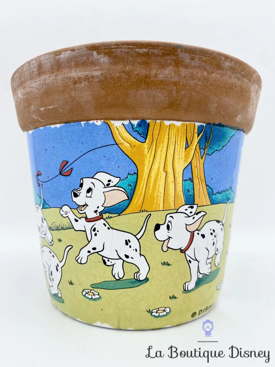 Cache Pot Les 101 Dalmatiens Walt Disney Vintage Pot Fleurs 7 Cache Pot Les 101 Dalmatiens Walt Disney Vintage Pot Fleurs – Image 5