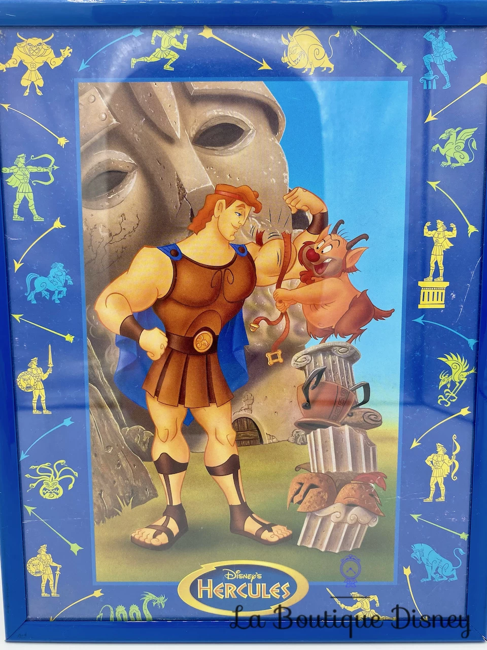 Cadre Hercules Disney's Vintage Bleu Affiche Tableau Hercule Philoctète Force 4 Cadre Hercules Disney's Vintage Bleu Affiche Tableau Hercule Philoctète Force – Image 2