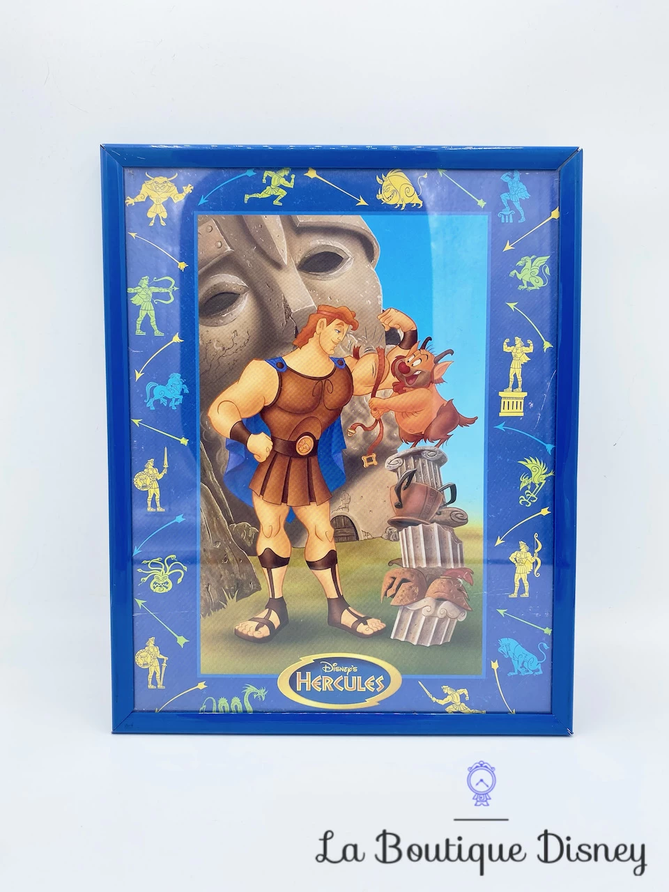 Cadre Hercules Disney's Vintage Bleu Affiche Tableau Hercule Philoctète Force 3 Cadre Hercules Disney's Vintage Bleu Affiche Tableau Hercule Philoctète Force