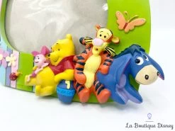 Cadre Photo Résine Winnie L'ourson Vert Disney Bourriquet Tigrou Porcinet Relief 3D -Disney cadre photo resine winnie ourson et ses amis disney vert 1
