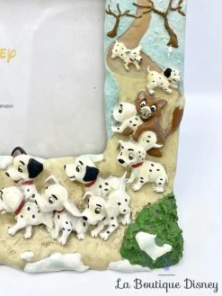 Cadre Photo Résine Les 101 Dalmatiens Disney Matrix Industries Relief 3D -Disney cadre resine les 101 dalmatiens disney matrix industries vintage chiens 1