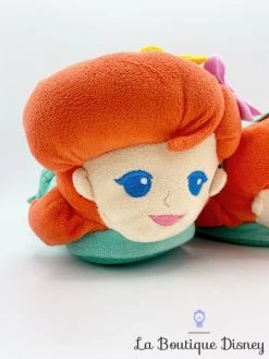 Chaussons Ariel La Petite Sirène Disney Store Taille 27-28 Pantoufles Relief -Disney chaussons ariel la petite sirene disney store relief 3d rouge 1
