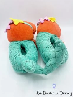Chaussons Ariel La Petite Sirène Disney Store Taille 27-28 Pantoufles Relief -Disney chaussons ariel la petite sirene disney store relief 3d rouge 9