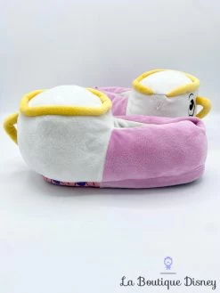 Chaussons Zip Tasse La Belle Et La Bête Disney Princess Pantoufles Relief Peluche -Disney chaussons zip tasse la belle et la bete disney princess pantoufles 5