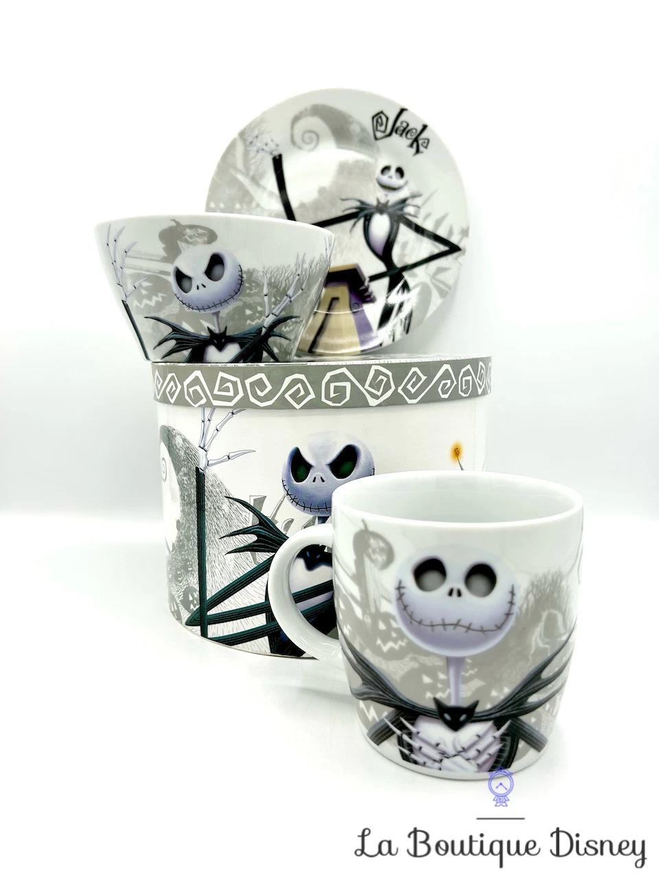 Coffret Vaisselle L'étrange Noël De Mr Jack Disney Store Tim Burton Assiette Bol Tasse Mug Jack Skellington Zéro 3 Coffret Vaisselle L'étrange Noël De Mr Jack Disney Store Tim Burton Assiette Bol Tasse Mug Jack Skellington Zéro