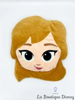 Coussin Anna La Reine Des Neiges Disney Frozen 2 Peluche Visage Princesse