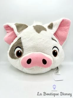 Coussin Pua Cochon Vaiana Disney Store 2019 ShopDisney Peluche Oreiller Blanc