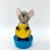 Figurine Roquefort Les Aristochats Disney Bouchon Smarties Souris Grise Vintage 7 Cm -Disney figurine roquefort souris les aristochats disney nestle bouchon souris fromage 1