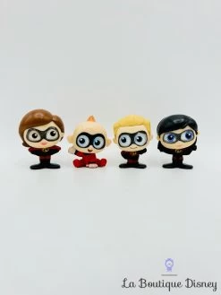Figurines Les Indestructibles Doorables Disney Series 7 Elastigirl Jack Jack Flèche Violette Parr