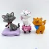 Figurines Marie Berlioz Toulouse Les Aristochats Disney Chats Coussin RARES 5 Cm