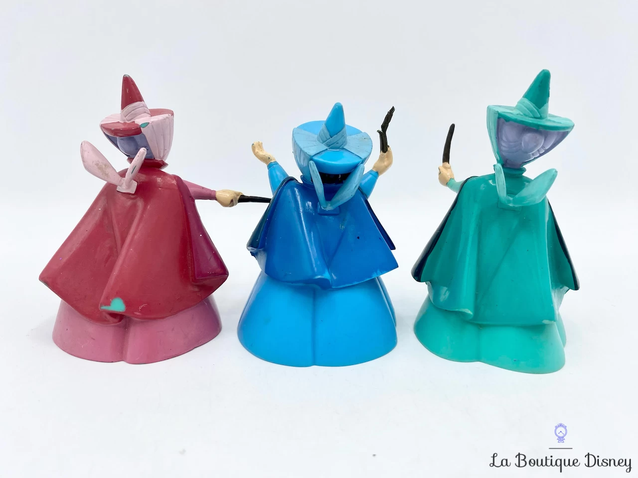 Figurines Flora Pâquerette Pimprenelle La Belle Au Bois Dormant Fées Disney Rouge Bleu Vert 5 Figurines Flora Pâquerette Pimprenelle La Belle Au Bois Dormant Fées Disney Rouge Bleu Vert – Image 3