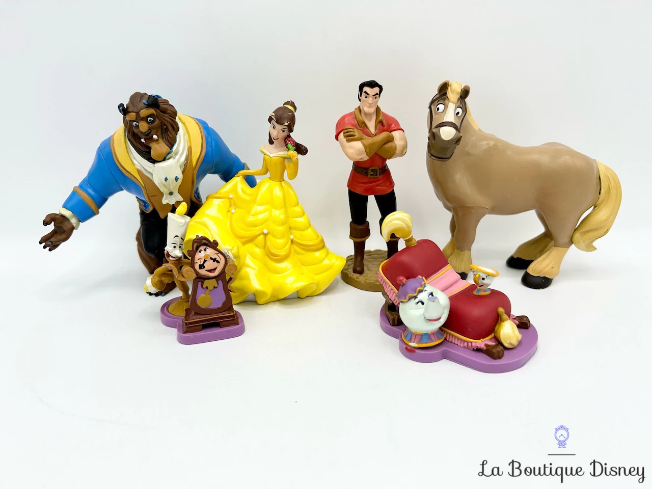Figurines Playset La Belle Et La Bête Disney Store 2017 Ensemble De Jeu Beauty And The Beast 4 Figurines Playset La Belle Et La Bête Disney Store 2017 Ensemble De Jeu Beauty And The Beast – Image 2