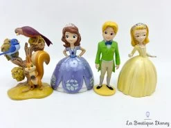 Figurines Playset Princesse Sofia Disney Princesse Amber James écureuil Oiseaux -Disney figurines playset la princesse sofia the first disney store ensemble de jeu 1