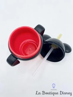 Verre Apprentissage Mickey Mouse Disney Store Gobelet Plastique Poignées 11 Verre Apprentissage Mickey Mouse Disney Store Gobelet Plastique Poignées -Disney gobelet apprentissage mickey mouse disney store plastique rouge noir paille 3