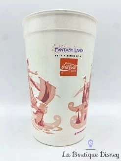 Gobelet Coca Cola Minnie Fantasy Land Walt Disney World USA Cup Verre Plastique -Disney gobelet minnie mouse caroussel fantasy land coca cola walt disney company walt disney world 3
