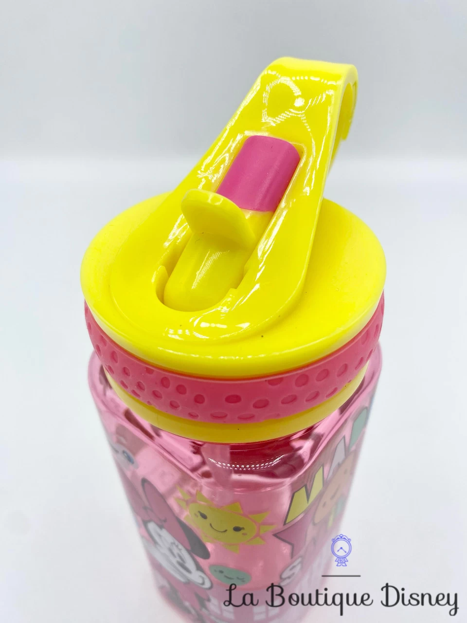 Gourde Minnie Mouse Fabulous Disney Store Bouteille Plastique Paille Rose Jaune 7 Gourde Minnie Mouse Fabulous Disney Store Bouteille Plastique Paille Rose Jaune – Image 5
