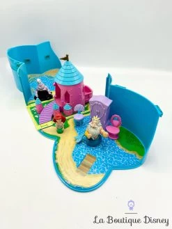 Jouet Ensemble Figurines Ariel La Petite Sirène Disney Playset Vintage Valise Mallette Coeur Carry Case